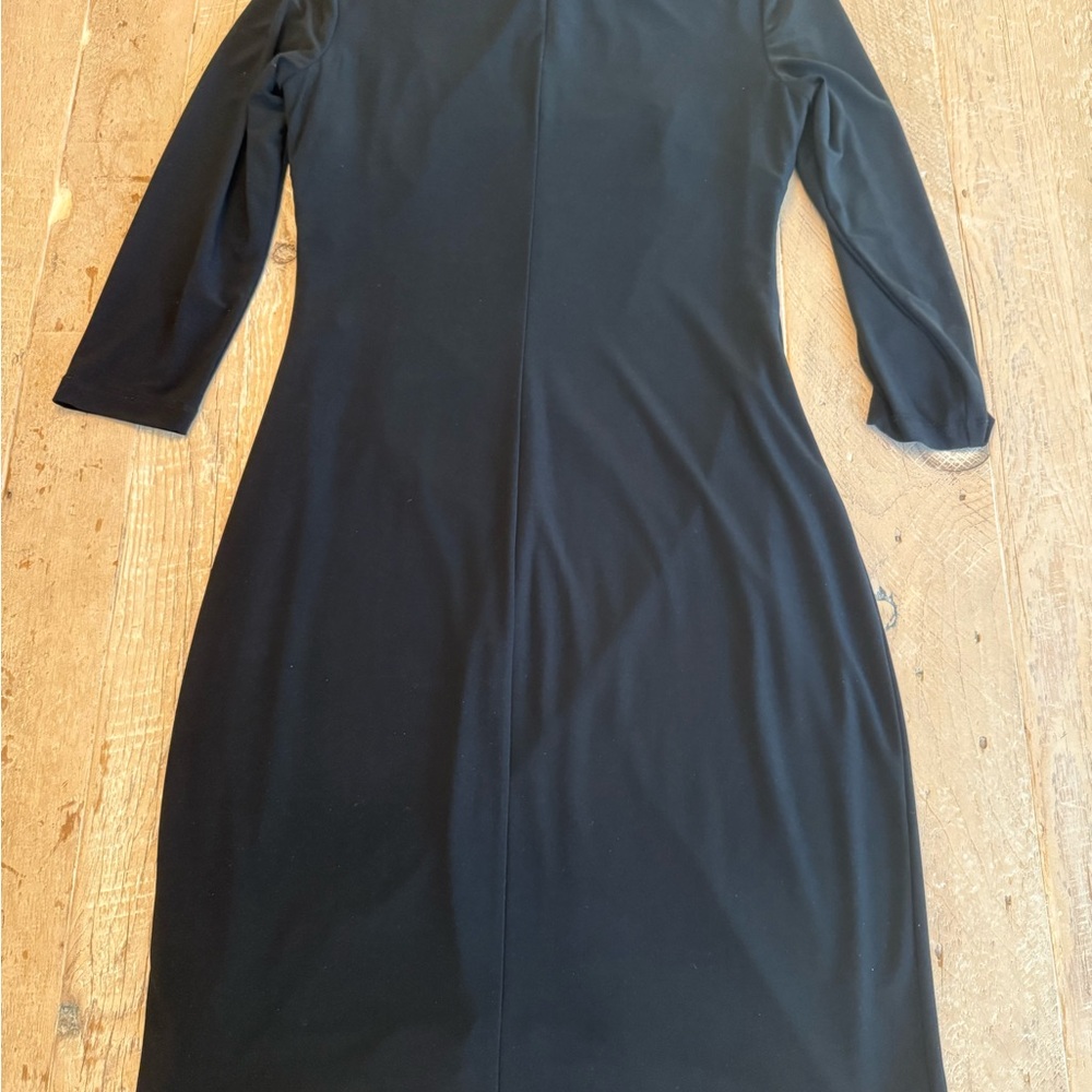Ralph Lauren Black Embellished Crewneck Sheath Dress 8 - Picture 10 of 13